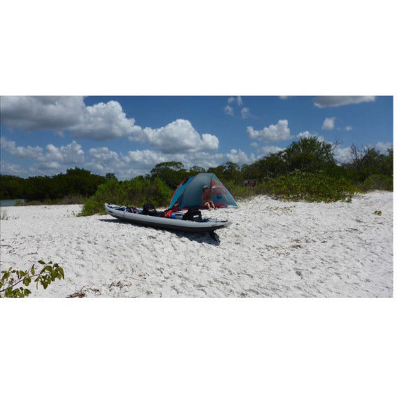 Sea Eagle FastTrack 465FT Tandem Inflatable Kayak ready to launch.