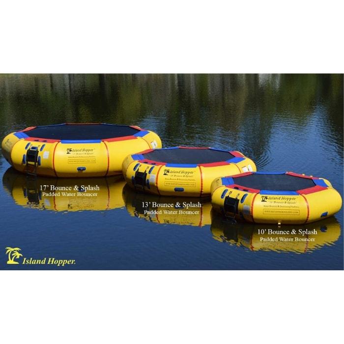 Island Hopper Water Bouncer - 10ft Bounce N Splash Inflatable Water Bouncer