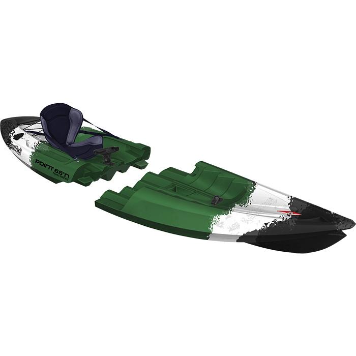 Point 65 Tequila GTX Angler Modular Sit On Top Kayak - Splashy McFun