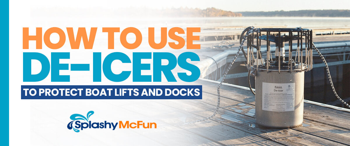How to Use De-icers to Protect Boat Lifts and Docks