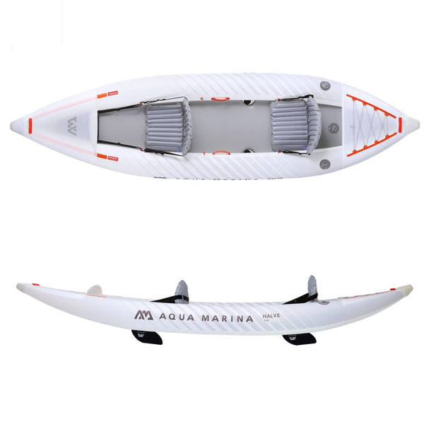 Aqua Marina Halve Hybrid Kayak | Folding Inflatable - Splashy McFun