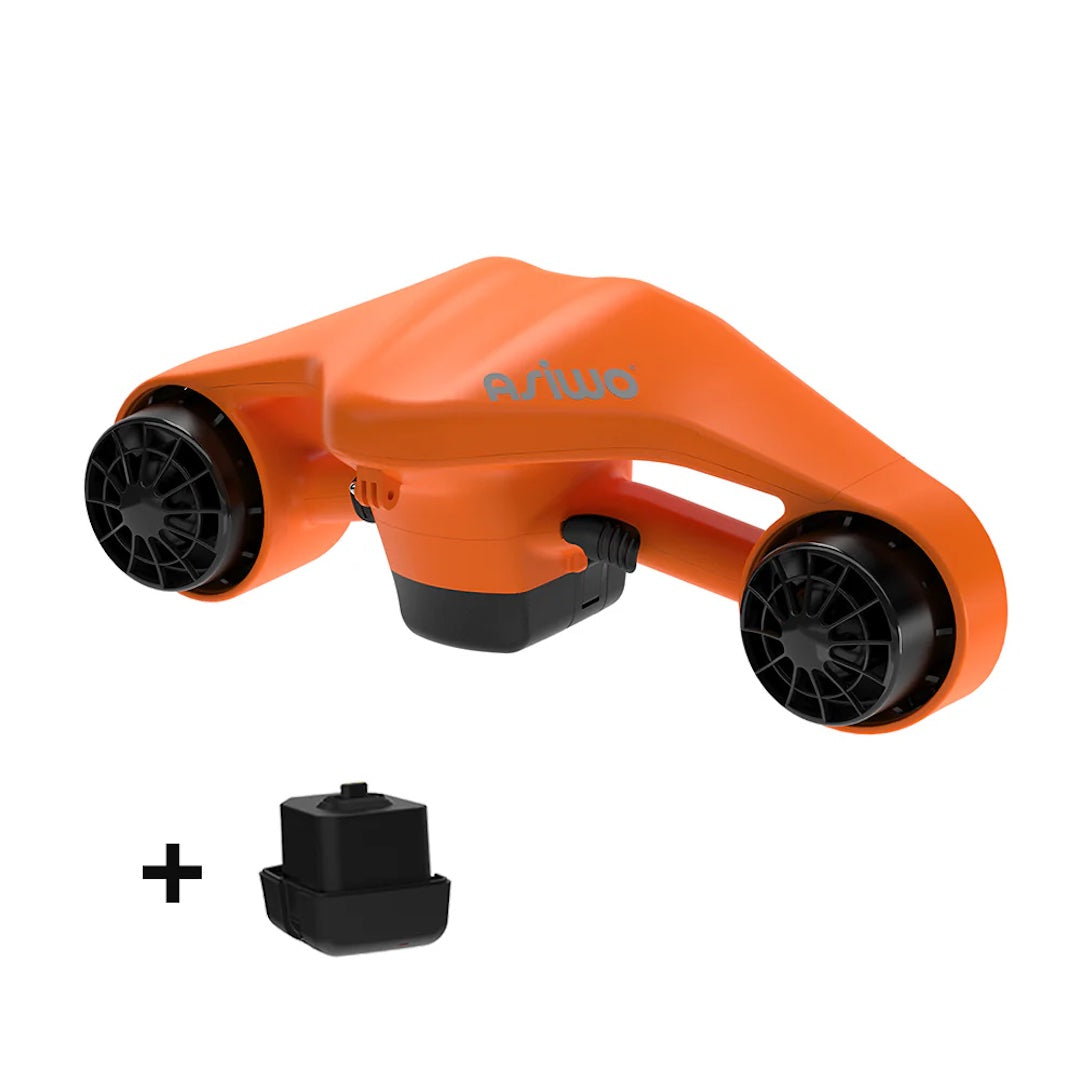 Asiwo Manta S Sea Scooter - Orange with 2nd battery