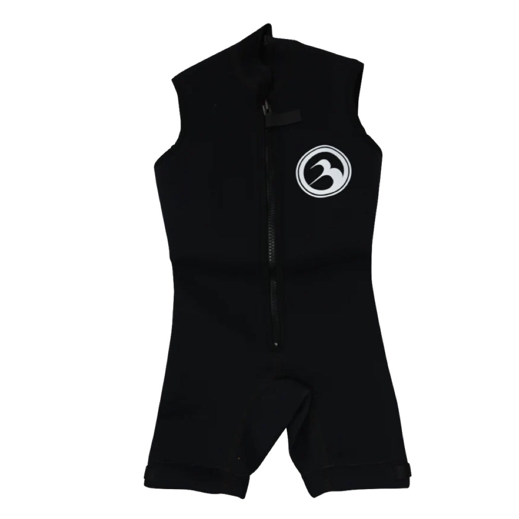 Full-frontal view of the Barefoot Iron Sleeveless Wet Suit