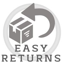 Easy Returns logo - Package with a returning arrow.