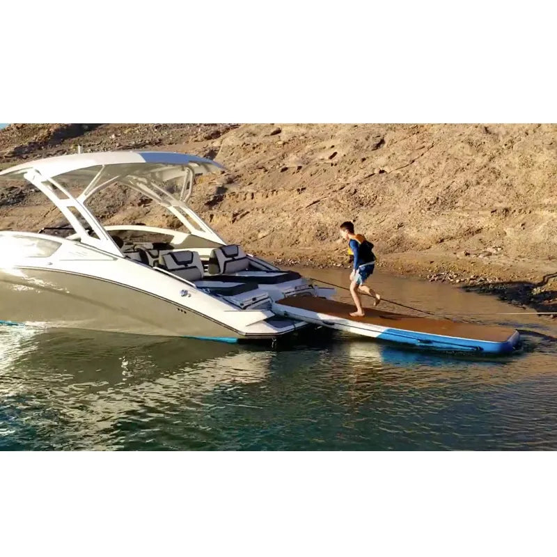 Island Hopper Inflatable Mini Mate Yacht Dock 10′ x 3′