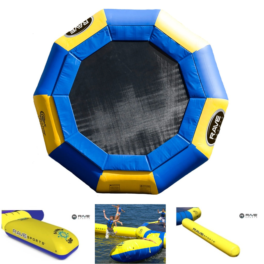 Rave Aqua Jump Water Trampoline and Floating Water Park