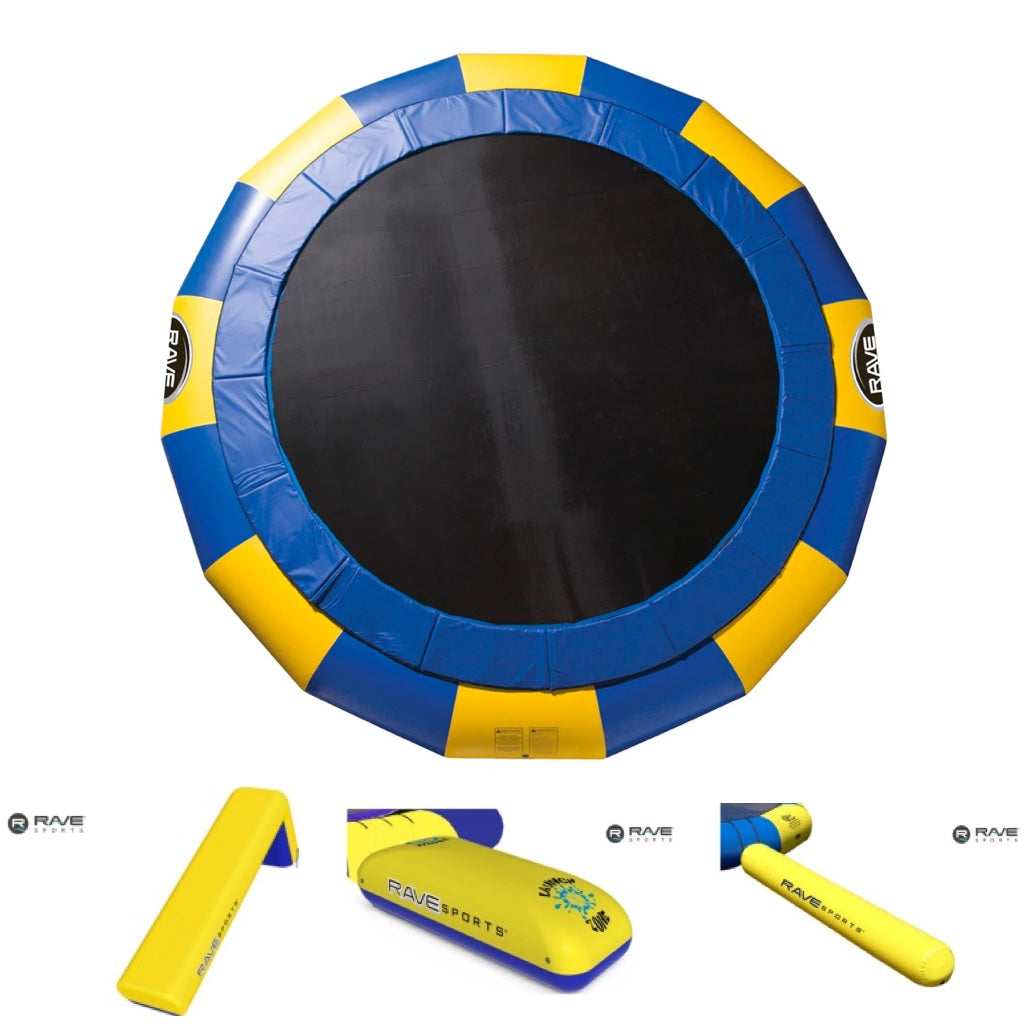 Rave Aqua Jump Water Trampoline and Floating Water Park