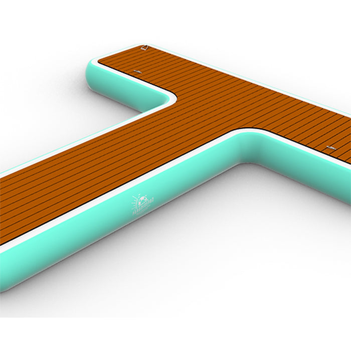 This is the Paradisepad T-Shape Jet Ski Dock full view.