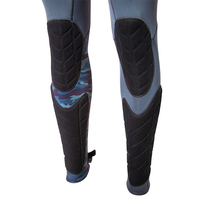 This is the closeup front view of the Gray Camo Jetpilot F-86 Sabre John Wetsuit bottom part.