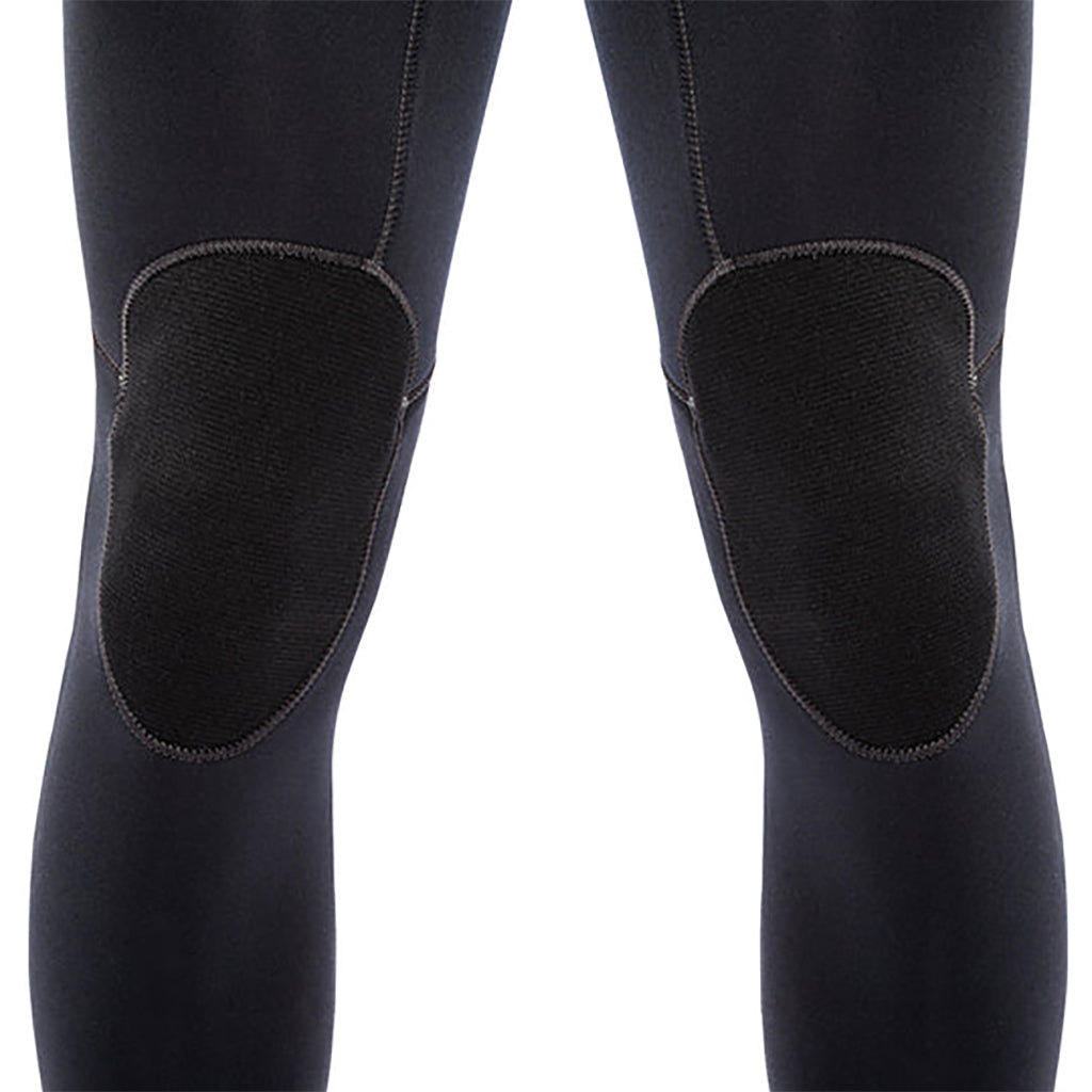 This is the full front view of the JetPilot L.R.E. Element 3-2 GBS Wetsuit new soft, flexible and durable Jet-guard knee.
