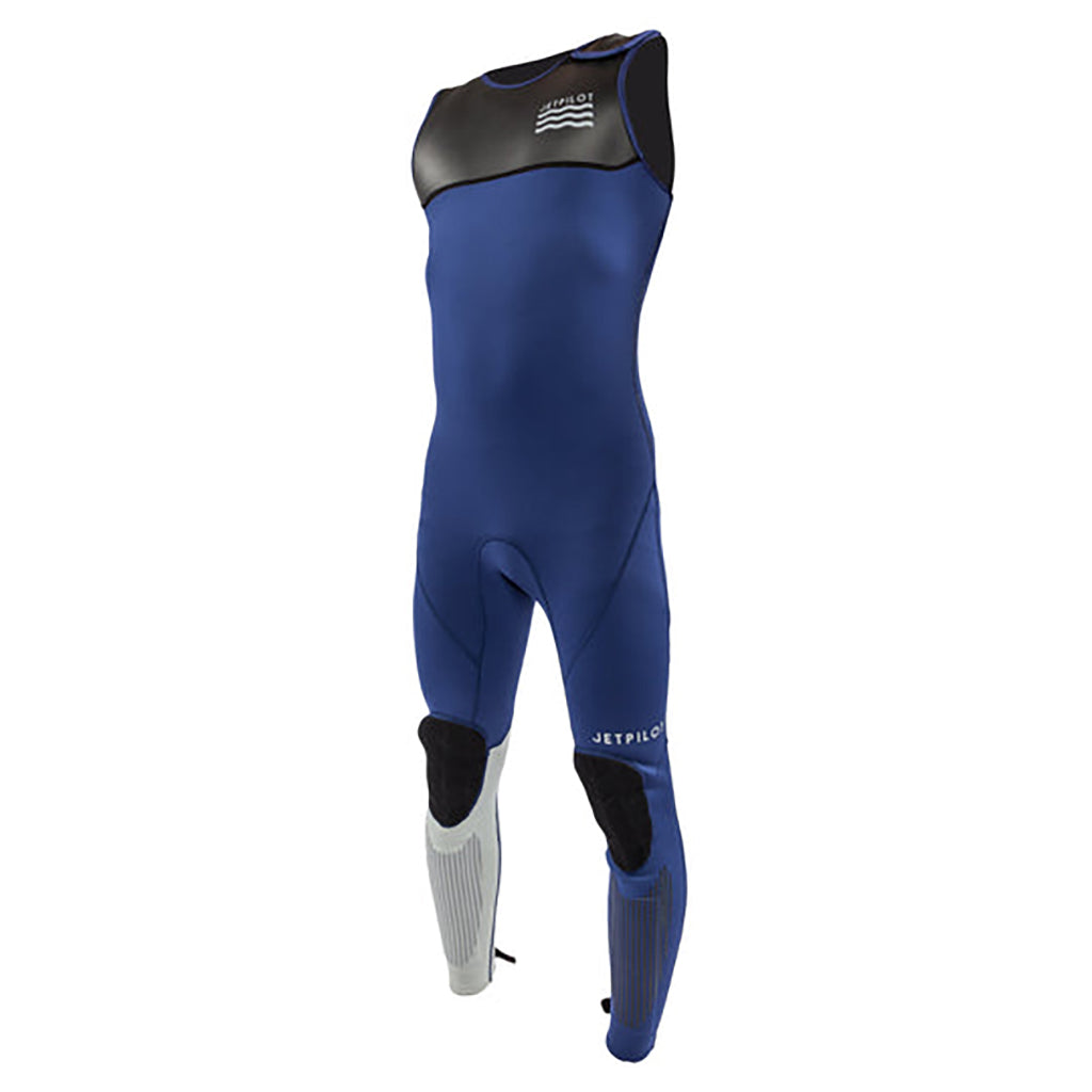This is the full front view of the Navy JetPilot L.R.E John Neoprene Insulator Wetsuit facing the right side.