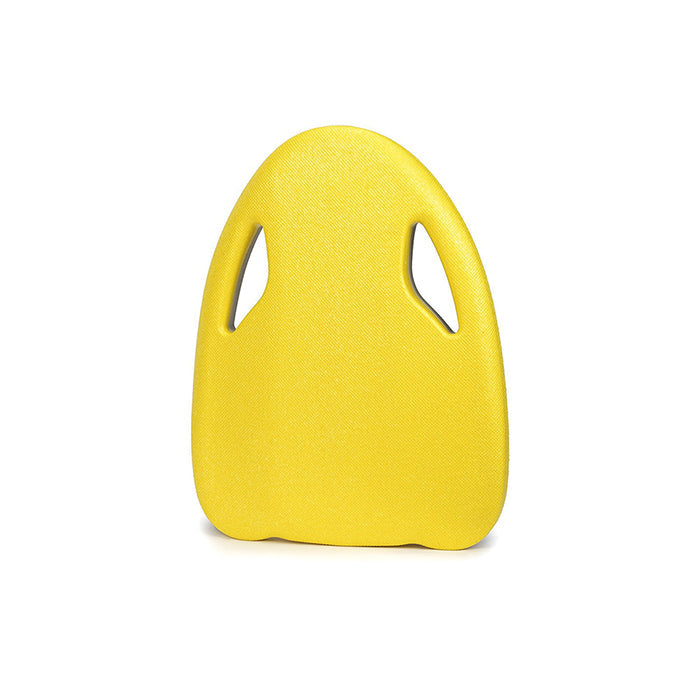 This is the yellow Asiwo Mako Electric Kickboard in full view.