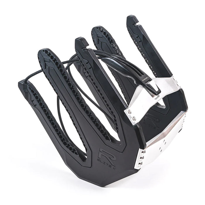 Roswell Elite II with black-coated grill and silver support.