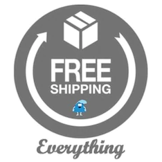 Free Shipping on everything logo.