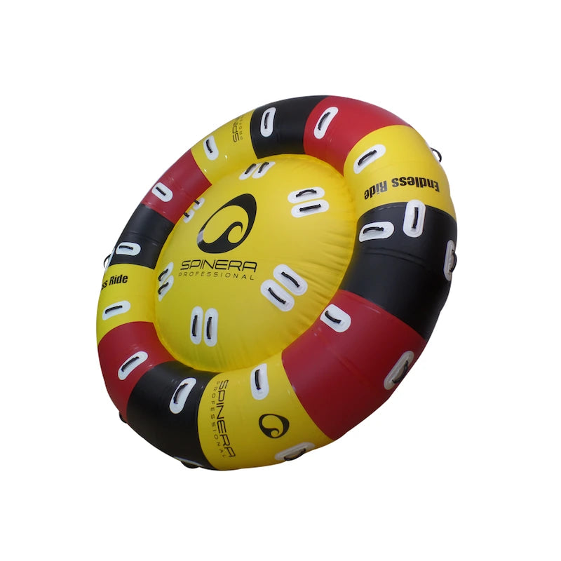 Inflatable boat tube with Sonerra branding on a white background