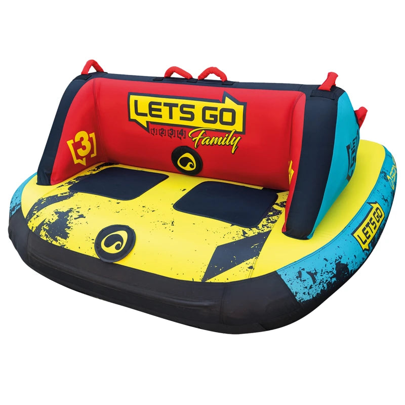 4 person towable tube for families