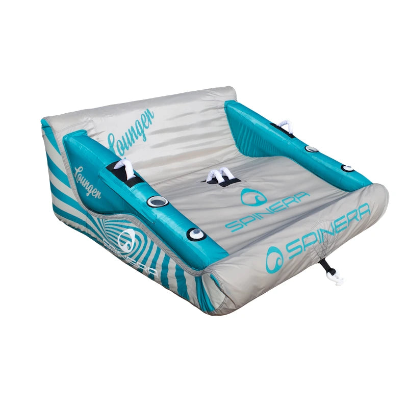 Spinera Lounger 2 - teal and gray towable tube.