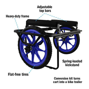 This shows an image of the Seattle Sports Paddleboy ATC All-Terrain Center Cart being labeled.
