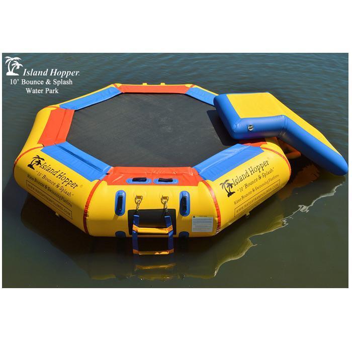 10ft Bounce N Splash with Water Slide completes the Island Hopper 10 Bounce N Splash Waterpark