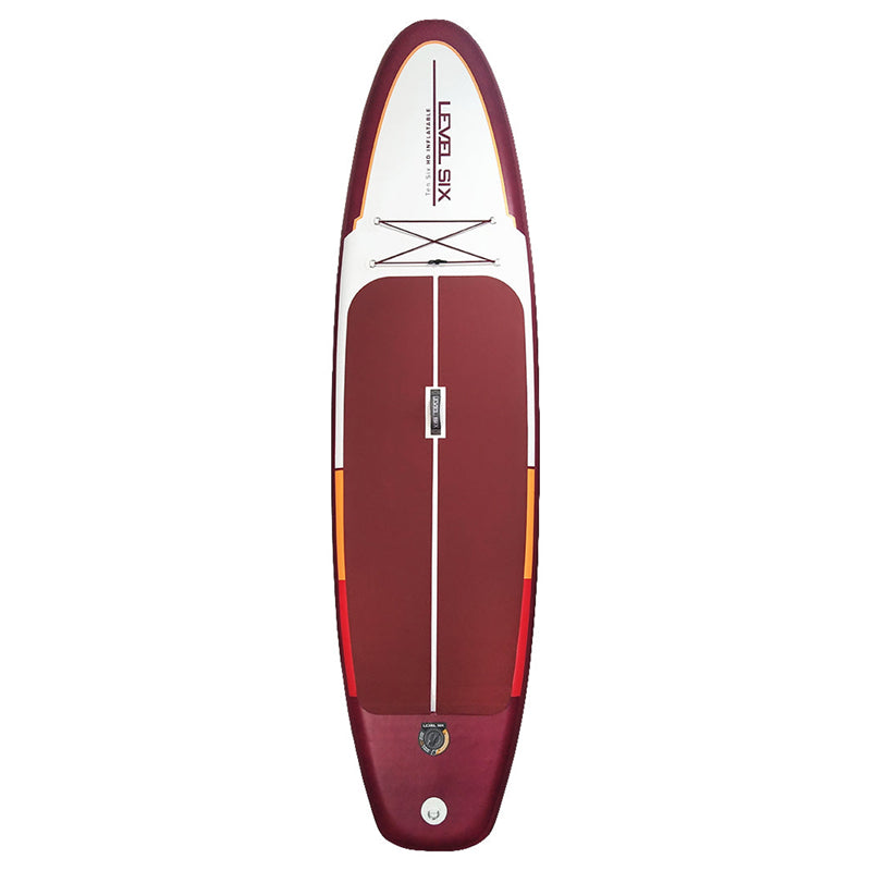 Level Six Ten Six HD Inflatable SUP full frontal-view.