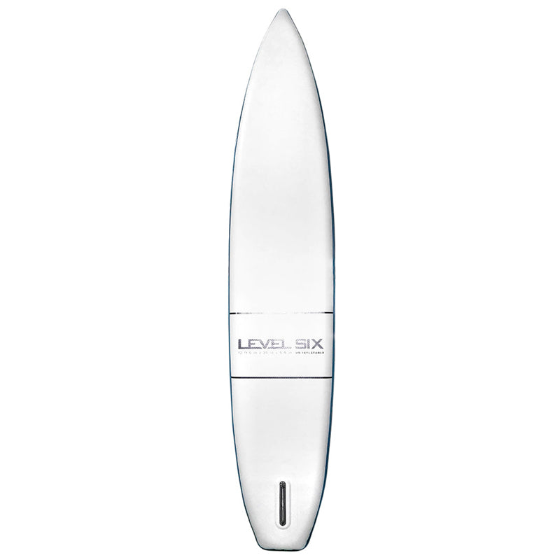 Level Six Twelve Six HD Inflatable SUP full back-view.