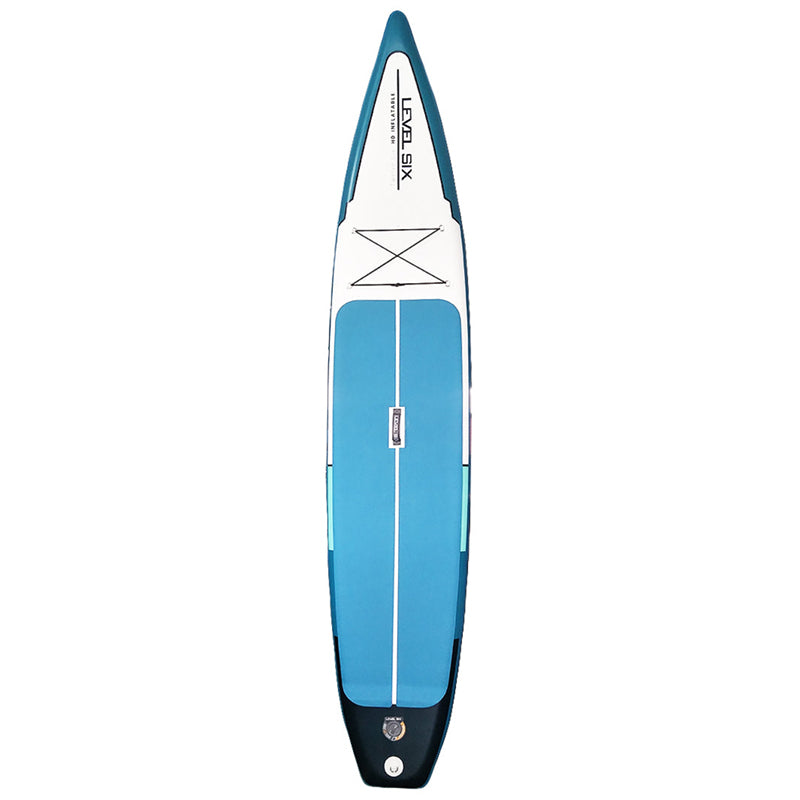 Level Six Twelve Six HD Inflatable SUP full frontal-view.