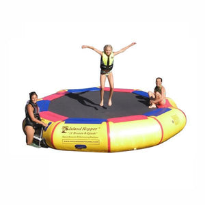 Island Hopper Water Bouncer - 13ft Bounce N Splash Inflatable Water Bouncer