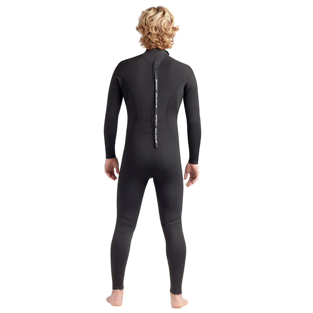 Body Glove Heritage 3/2MM Back-Zip Mens Full Suit - Black