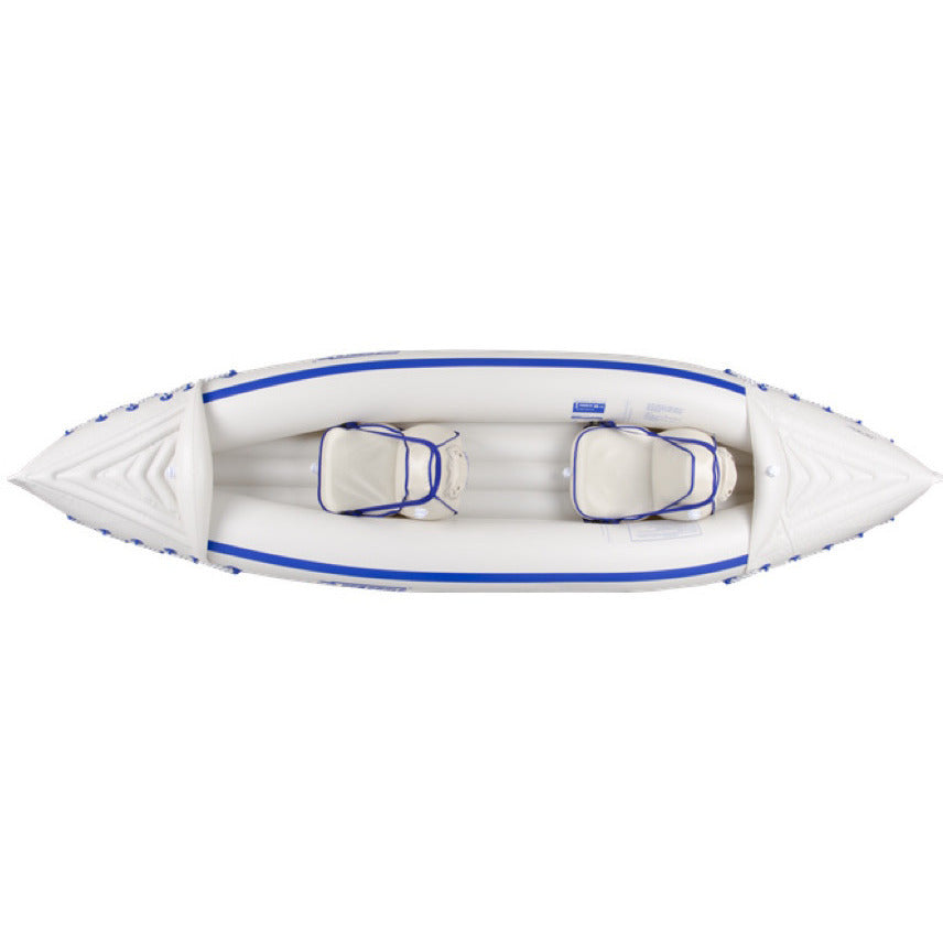 Sea Eagle 330 Sport Inflatable Kayak top view. 