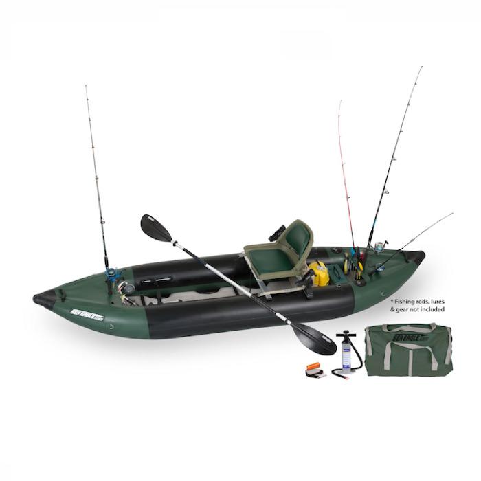 Sea Eagle 350fx Explorer Fishing-Swivel Seat Fishing Rig Package Inflatable Kayak