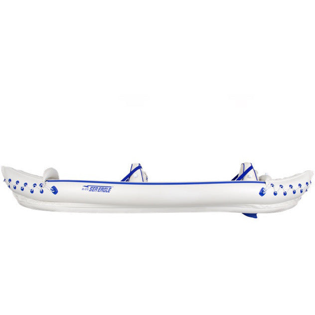 Sea Eagle 370 Sport Inflatable Kayak side view. 