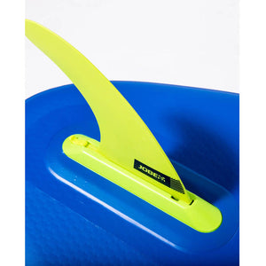 Leona 10.6 Inflatable Paddle Board neon-colored fin zoom
