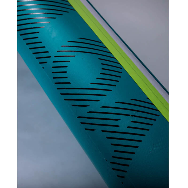 Loa 11.6 Inflatable Paddle Board sideview detail with the model name &quot;LOA&quot; written on it in black color.