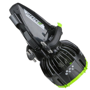 Yamaha 500Li Sea Scooter  underview to show ballasts that can be used to adjust the buoyancy of the under water scooter.