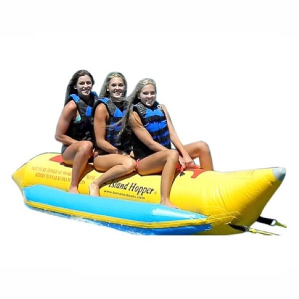 Island Hopper 3 Person Banana Boat Tube | PVC-3 - Splashy McFun