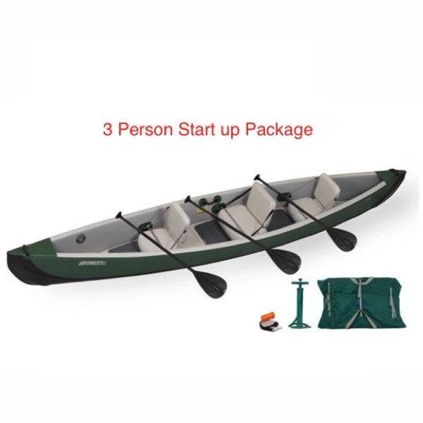 Sea Eagle Inflatable Canoe 16 3 Person Start Up Package