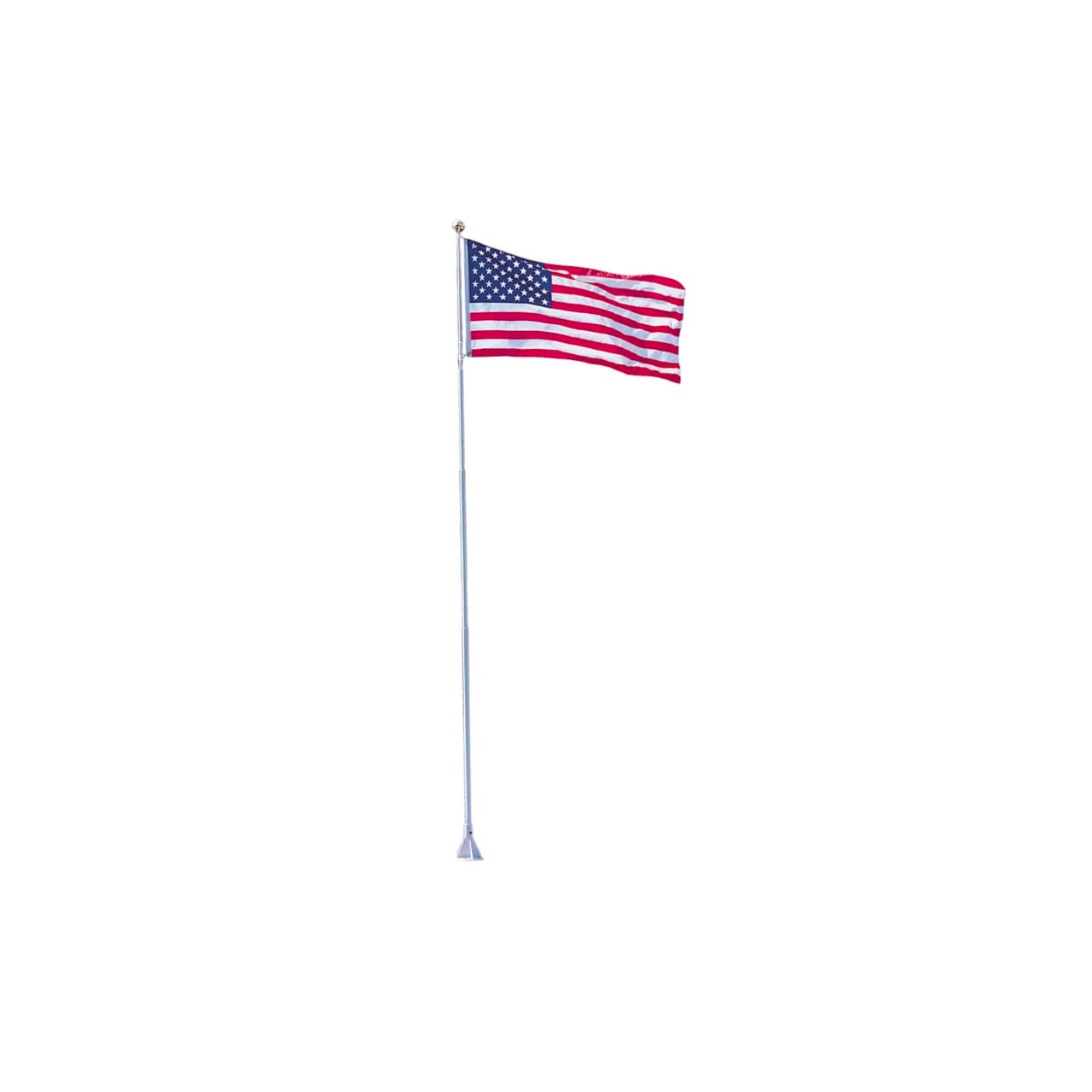 Dock Edge Flexi-Flag™ 18' Flagpole with USA flag
