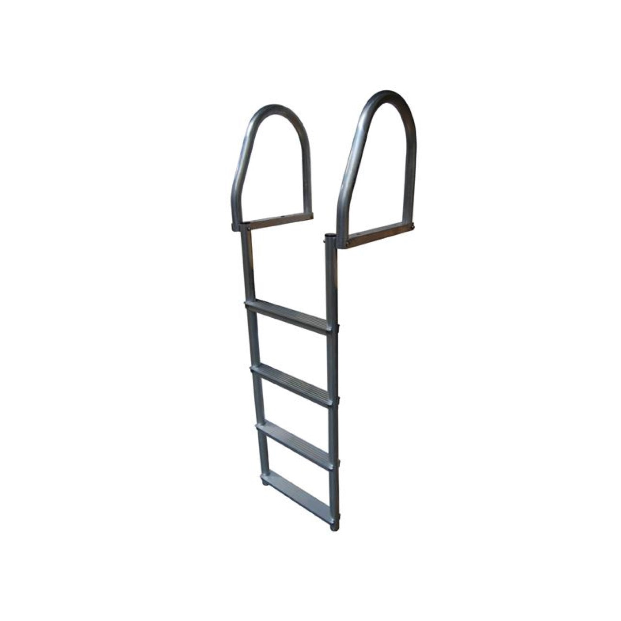 Dock Edge 4-Step Flip-Up Eco Dock Ladder DE2174F Aluminum 