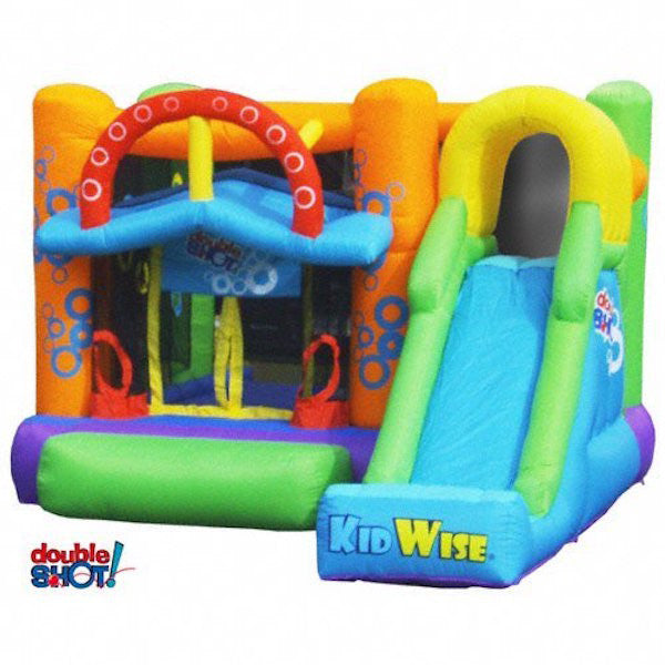 KidWise Double Shot Bouncer | KidWise Double Bounce House - Splashy McFun