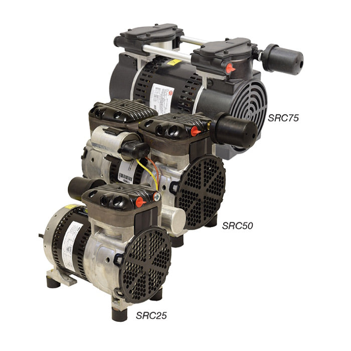 Easycomp Compressor EasyPro SRC75 3/4hp Dual Rocking Piston Compressor - Splashy McFun