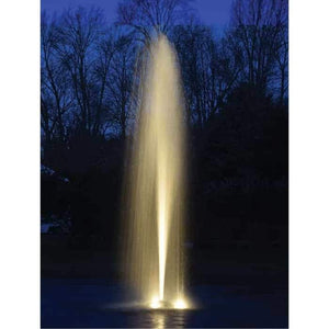 Easy Pro AF50 Aqua Fountain with Power Cord Actual Sample Night Evening View
