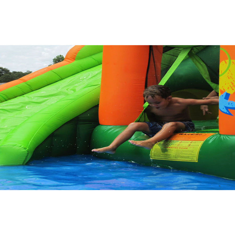 KidWise Endless Fun 11 in 1 Inflatable Bounce House and Water Slide