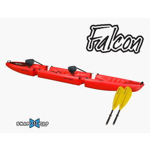 Falcon Tandem Kayak with 2 paddle.