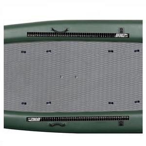 Sea Eagle FishSkiff 16 Inflatable Fishing Skiff floor close up. 