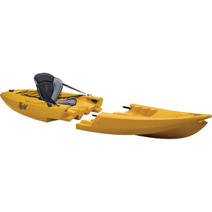 Point 65 Tequila GTX Yellow Modular Sit On Top Kayak Solo.