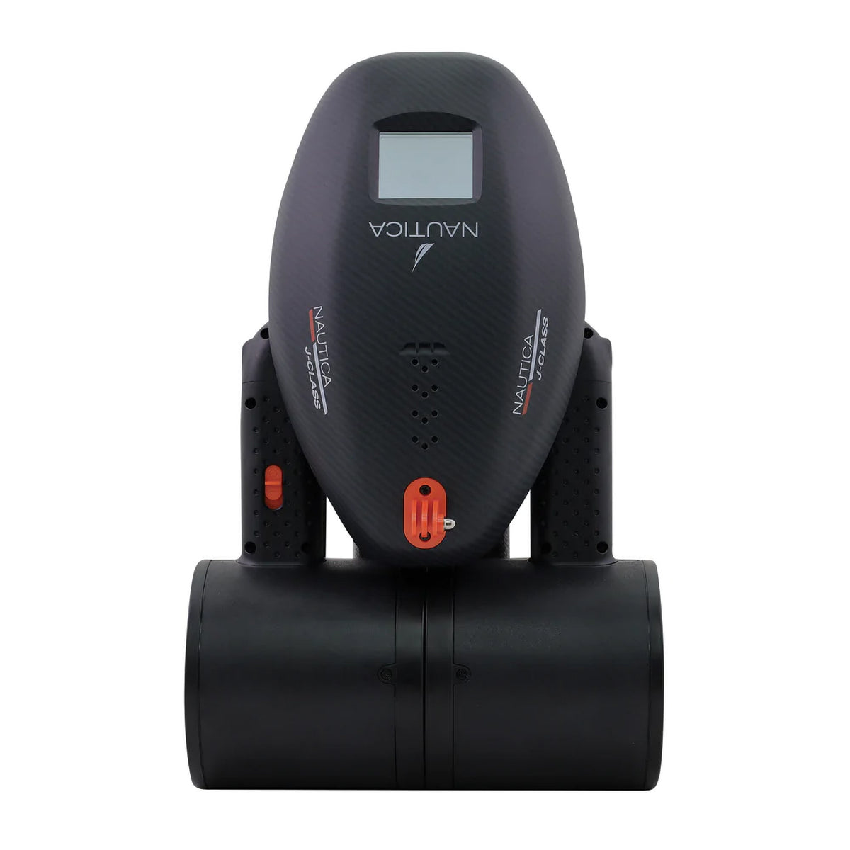 Nautica J-Class Sea Scooter Top Full View with Propellers Compressed showing the brand and model names.