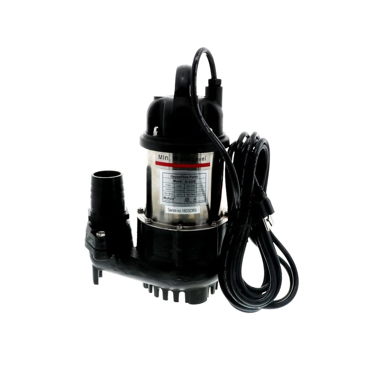 Matala GeyserFlow G-4200 1/2 hp water pump