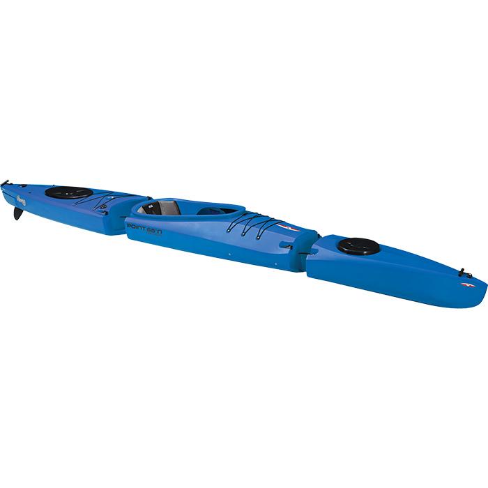 Point 65 Mercury GTX Modular Sit In Kayak - Blue Solo Kayak - 1 Person Modular Kayak