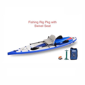 Sea Eagle NeedleNose 14 Inflatable SUP Fishing Rig with Swivel Seat display