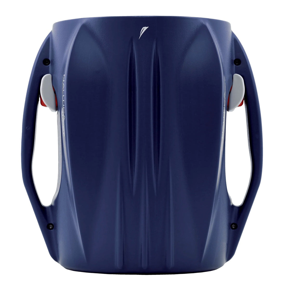 Nautica Guppy Sea Scooter for Sale top view. The navy blue body and handles are visible.